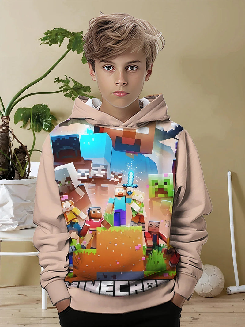 Tervező gyerek pulóver Minecraft - több változatban