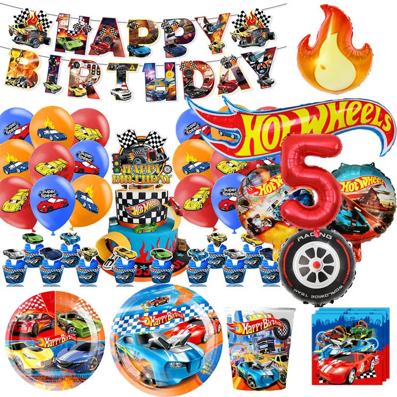 Hot Wheels születésnapi léggömbök - több változatban