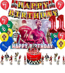 Születésnapi foci party készlet Cristiano Ronaldo lufikkal - több változatban
