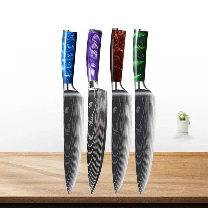 BladeArt™ konyhakések design markolattal - több változatban