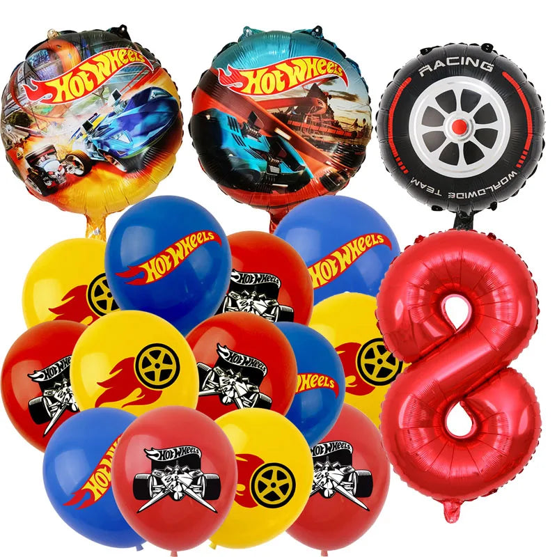 Hot Wheels születésnapi léggömbök - több változatban
