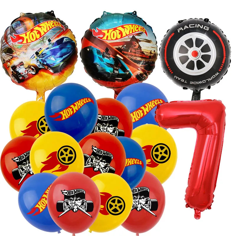 Hot Wheels születésnapi léggömbök - több változatban