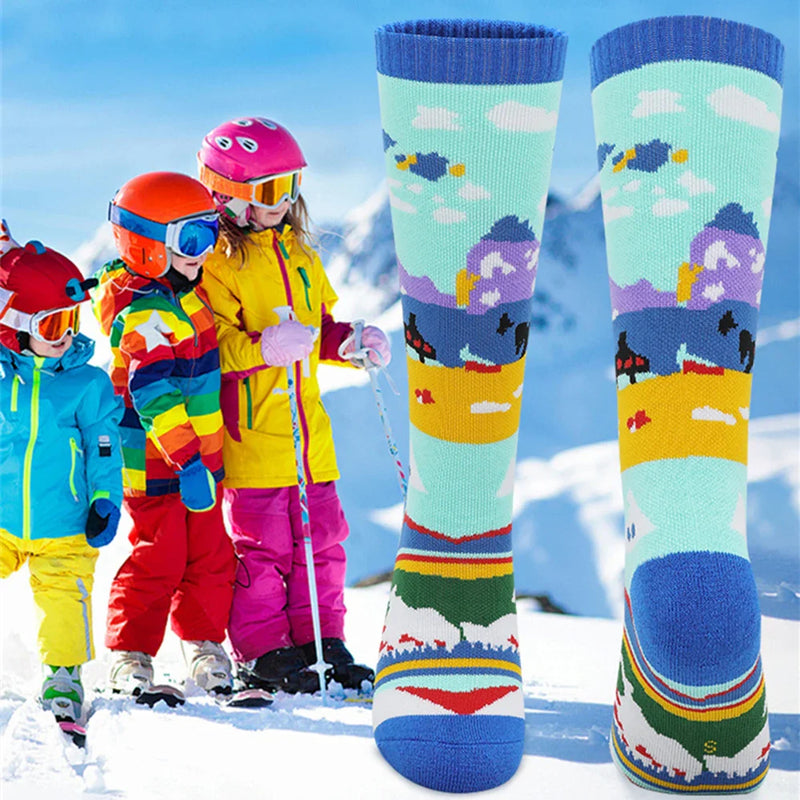 AlpineGlare™ Gyermek téli sí- és snowboard zokni - több változatban
