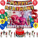 Születésnapi foci party készlet Cristiano Ronaldo lufikkal - több változatban