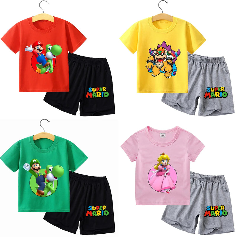 Fiú nyári póló és rövidnadrág szett Super Mario - több változatban