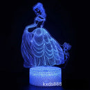 3D illúziós lámpa Jégvarázs - több változatban