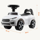 Gyermek autó alakú roller kormánykerékkel