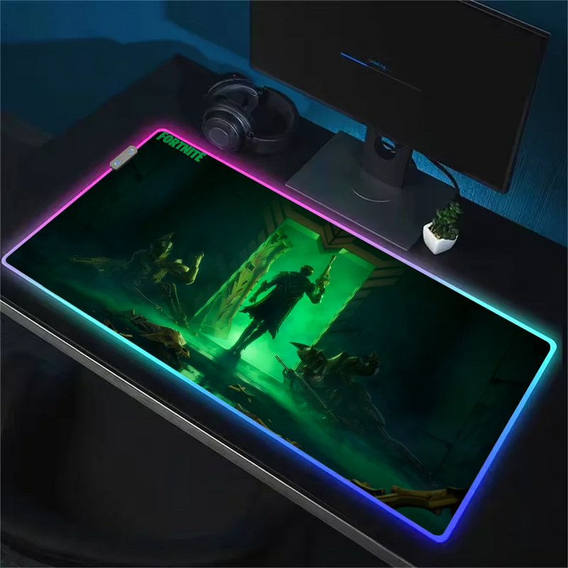Fortnite RGB világító billentyűzet és egérpad - több változatban
