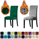 Téli meleg, elasztikus borítás a konyhai székre - több változatban