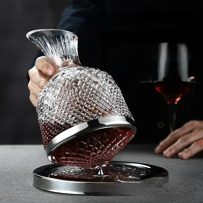 Design boros dekantáló - 360°-ban forgatható dekantáló, 1,5 l