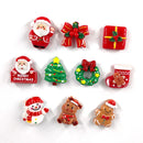 Karácsonyi 3D hűtőmágnesek - 10 db
