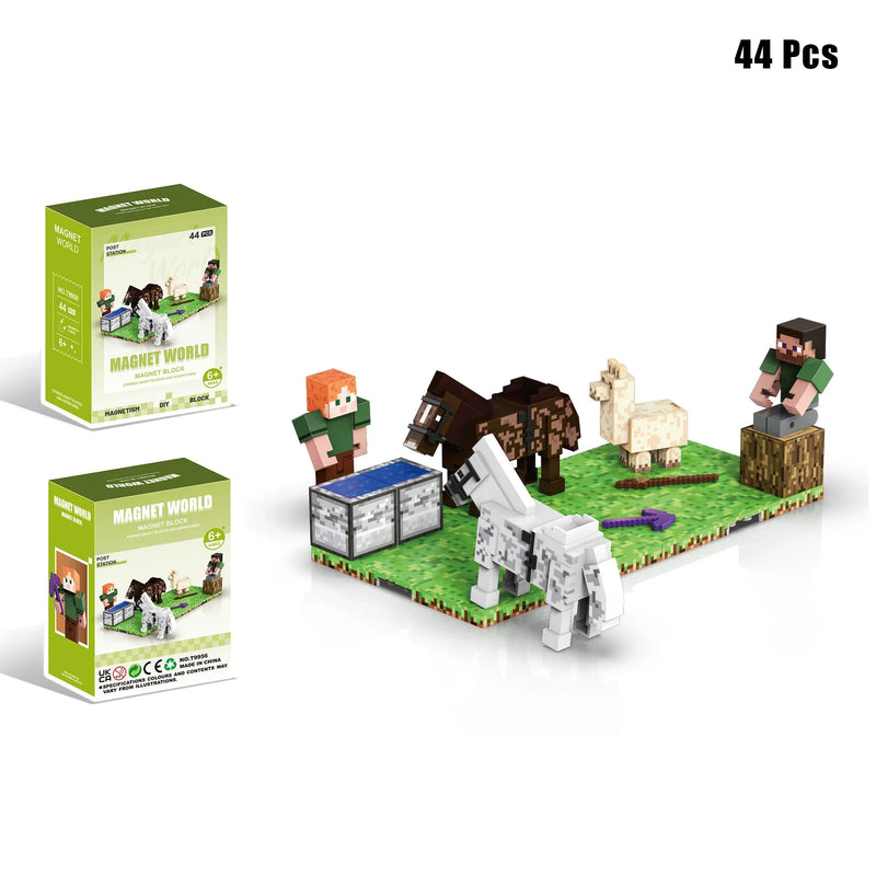 Figurák Minecraft mágneses készlethez - több változatban