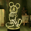 3D illúziós lámpa Mickey egér - több változatban