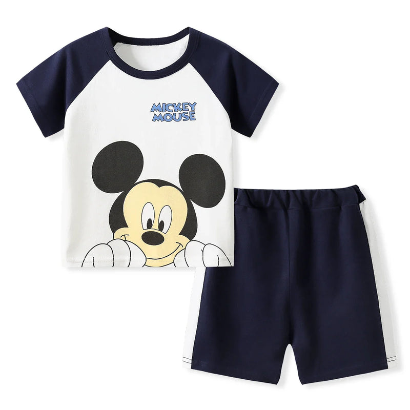 Fiú nyári póló és rövidnadrág szett Mickey egér - több változatban