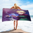 Dizájner lányok fürdőlepedője Jégvarázs - több változatban