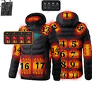 Férfi fűtött kabát - 17 fűtési zóna