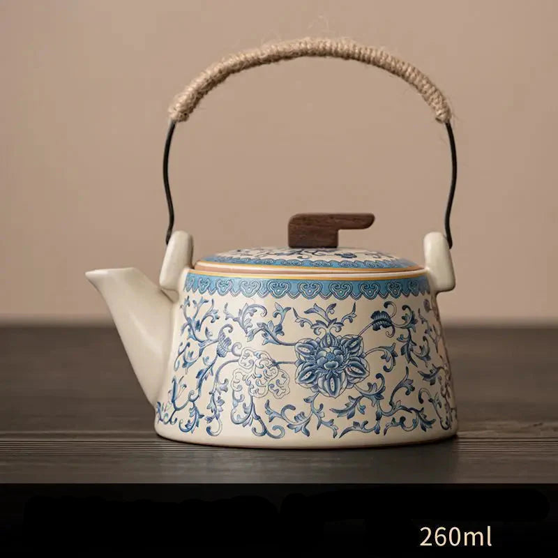 Hagyományos kínai porcelán teáskészlet