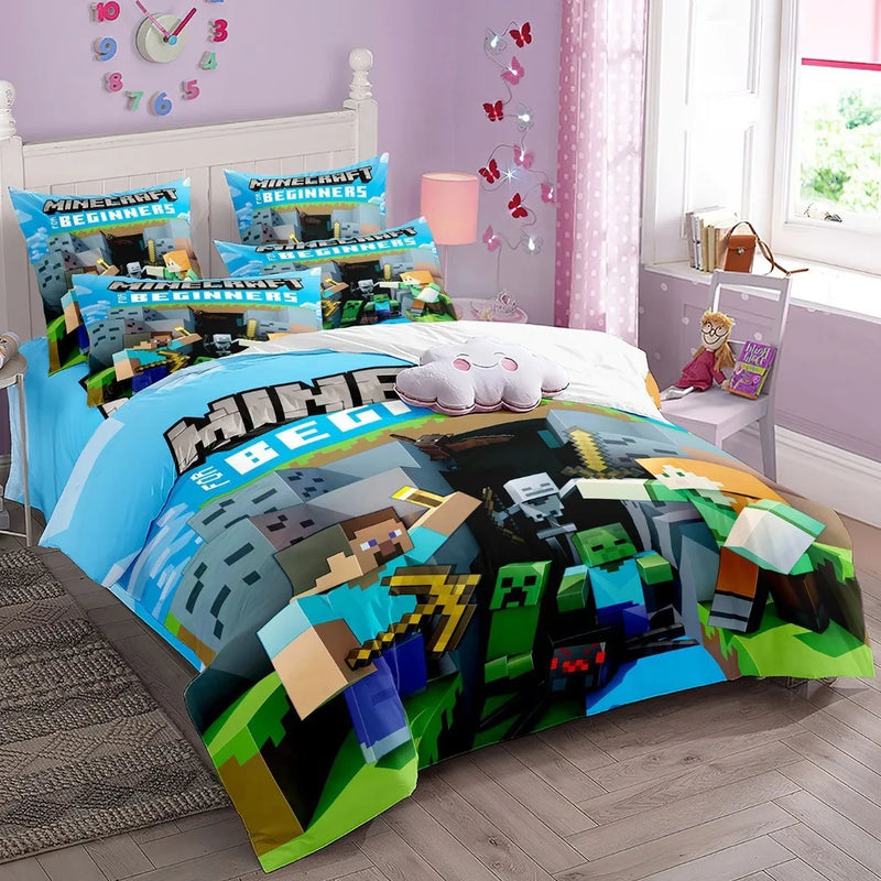 Ágyneművel együtt Minecraft - több változatban