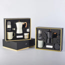 MokaPremium™ Tradicionális kávéskészlet - mokáskanna és kézi őrlő kávébabokhoz