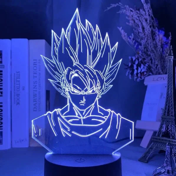 Lámpa 3D illúzióval Dragon Ball - több változatban