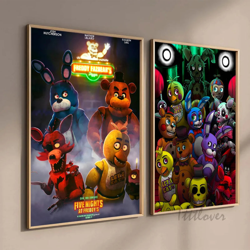 Tervezési kép FNAF - több változatban
