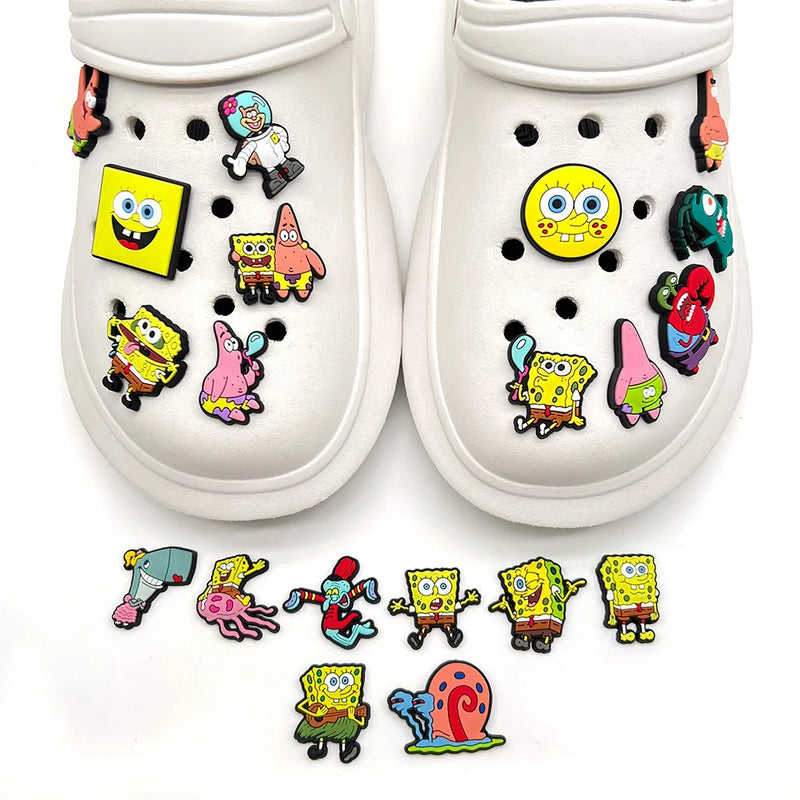 Crocs gyerek cipődíszek Spongyabob - 20 db