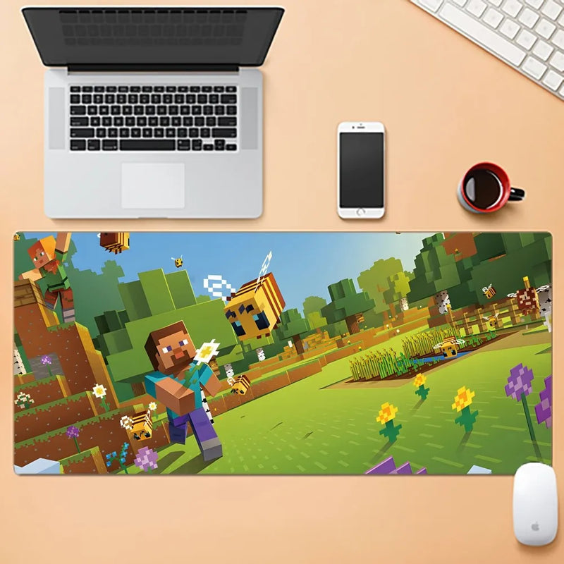 Gyermek billentyűzet és egérpad Minecraft - több változatban