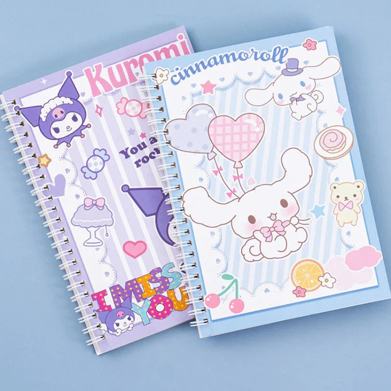 Iskolai jegyzetfüzet A5 Cinnamoroll - több változatban