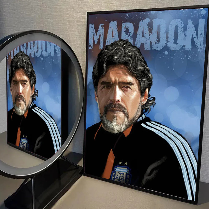 Egy labdarúgó arculata - Diego Maradona
