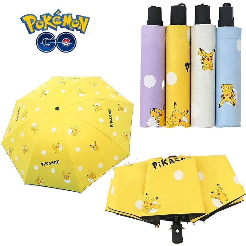 Automatikus esernyő Pokémonok - Pikachu