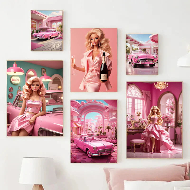 Barbie tervezési képe - több változatban