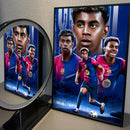 Egy labdarúgó arculata - Lamine Yamal