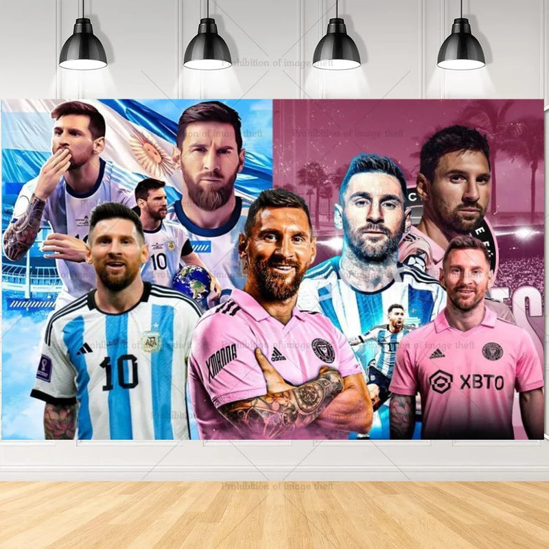 Születésnapi foci party szett Lionel Messi lufikkal - több változatban
