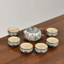 Hagyományos kínai porcelán teáskészlet