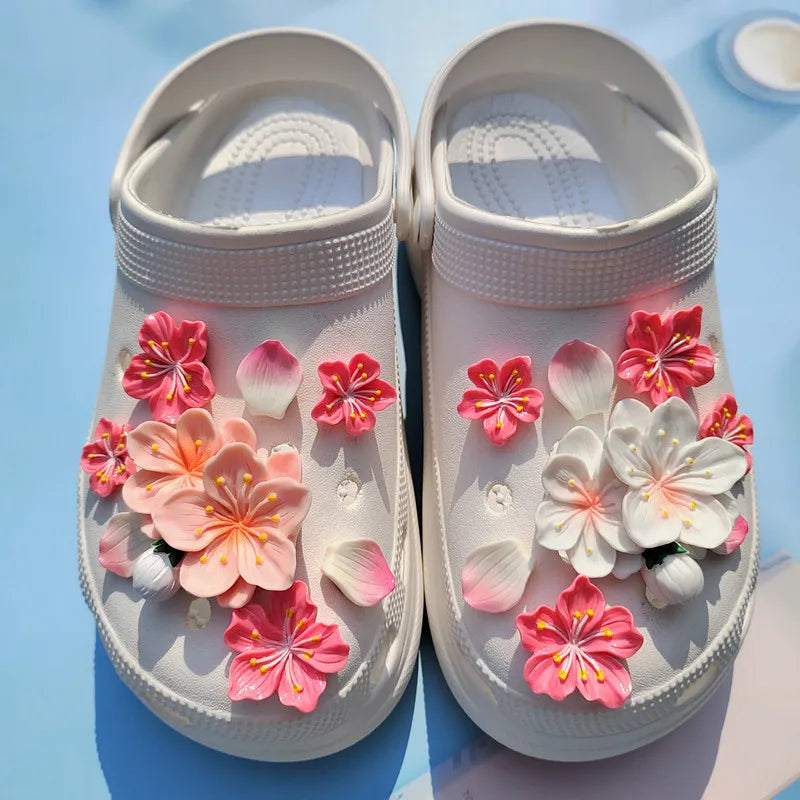 Crocs cipődíszek virág alakban - több változatban