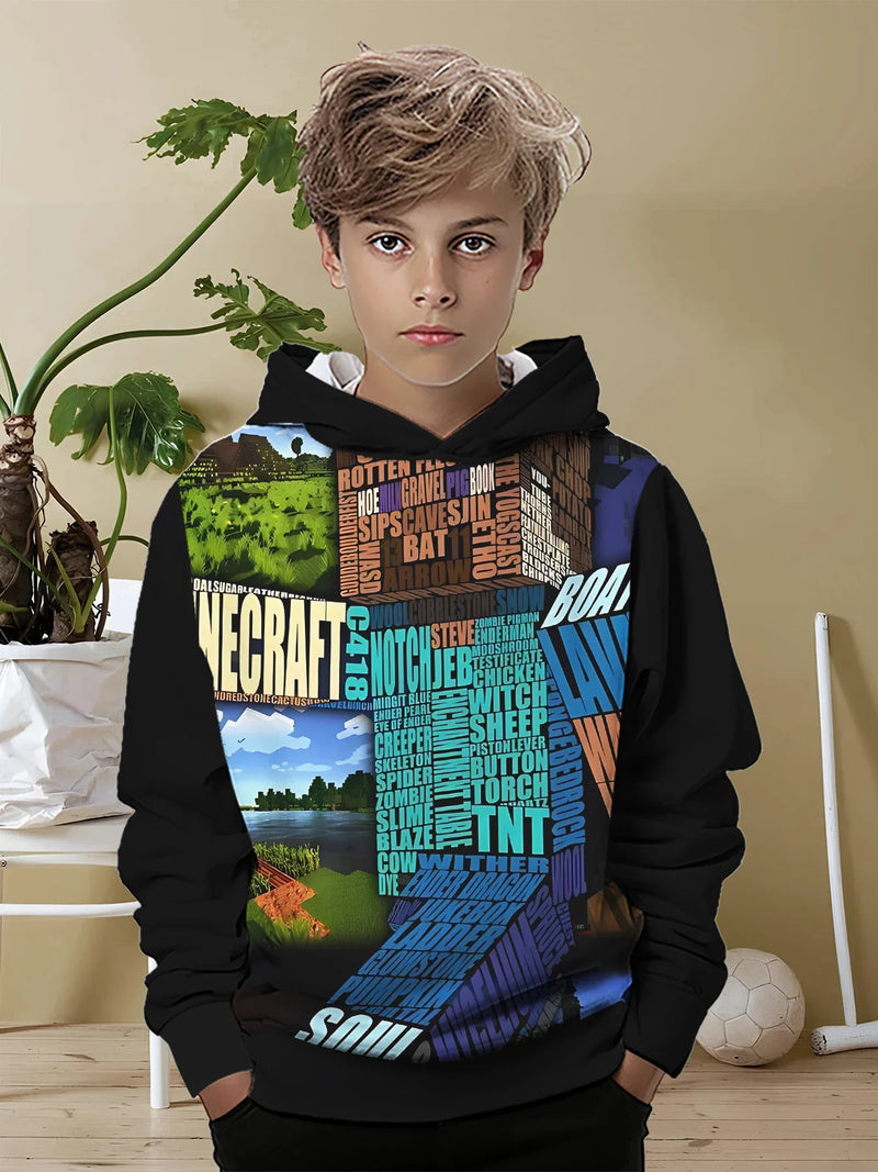 Tervező gyerek pulóver Minecraft - több változatban