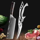 SharpMaster™ konyhai késkészlet damaszkuszi mintával és ollóval