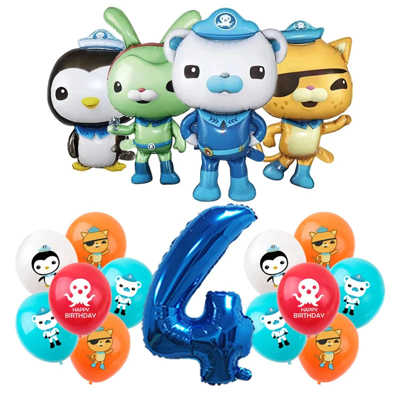 Octonauts születésnapi lufi készlet - több változatban