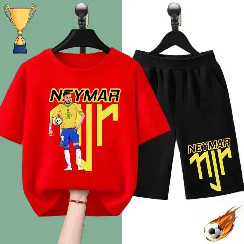 Gyerek nyári szett Neymar póló és rövidnadrág - több változatban