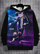 Futball pulóver 3D nyomtatással Kylian Mbappé - több változatban