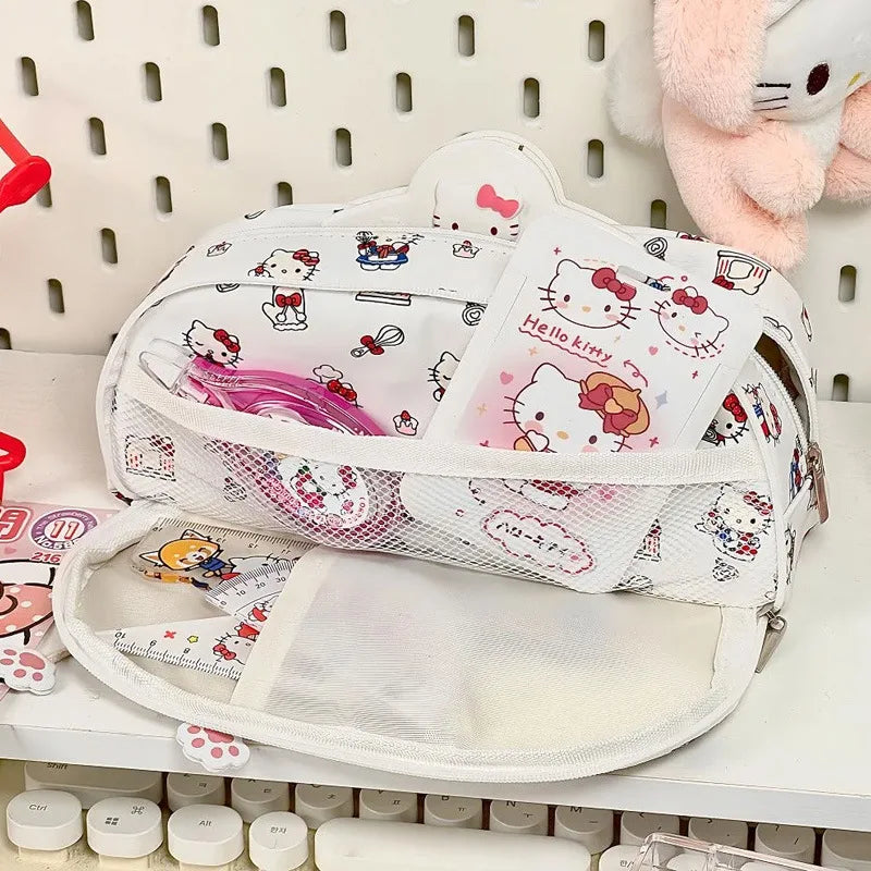 Lányok iskolai tolltartó Hello Kitty