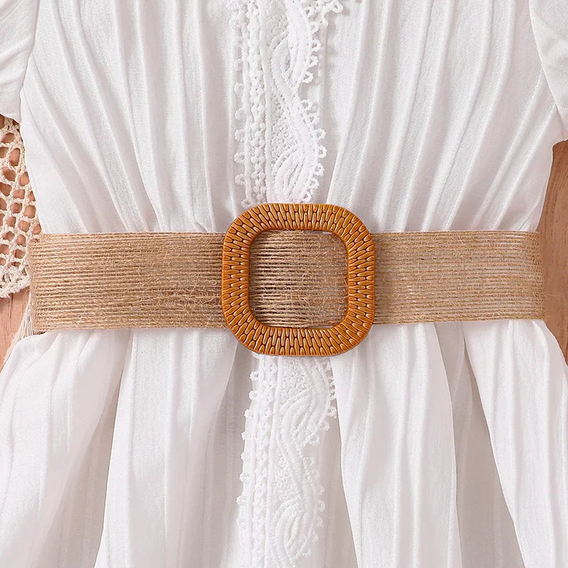 TwirlDresses™ Fehér lány ruha nyárra