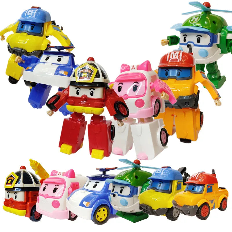Átalakuló robotok Figura Robocar Poli - több változatban