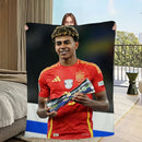 Futball takaró Lamine Yamal - több változatban