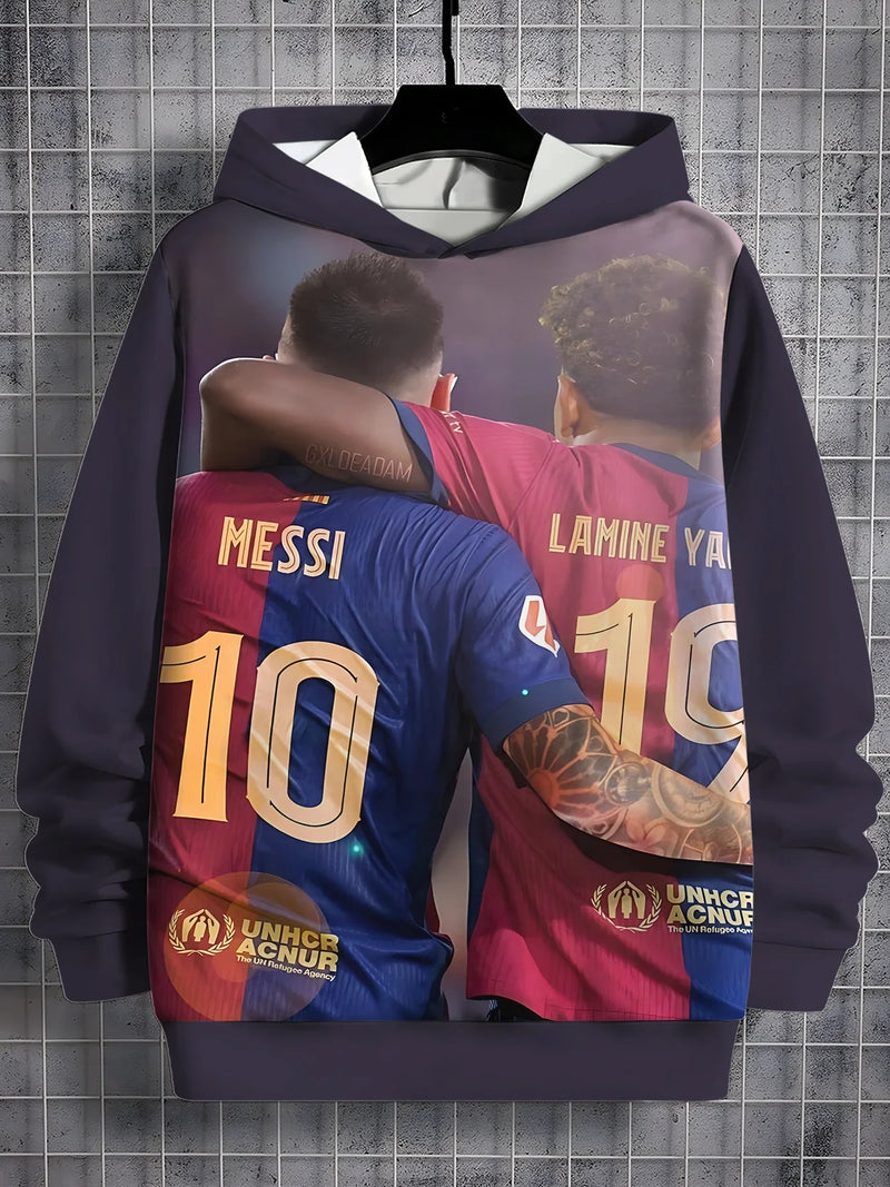 Gyerekek Foci pulóver Lionel Messi és Lamine Yamal