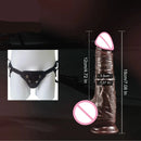 Valósághű vibrátor mozgó fitymával - több változatban