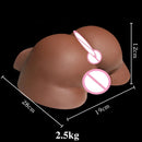 Valósághű szilikon maszturbátor meleg férfiaknak - férfi segge