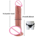 Valósághű vibrátor erős tapadókoronggal - több változatban