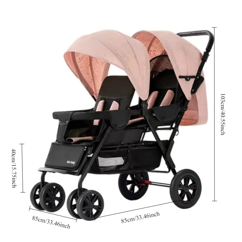 BabyNest™ babakocsi ikrek számára - több változatban