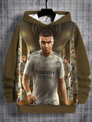 Futball pulóver 3D nyomtatással Kylian Mbappé - több változatban